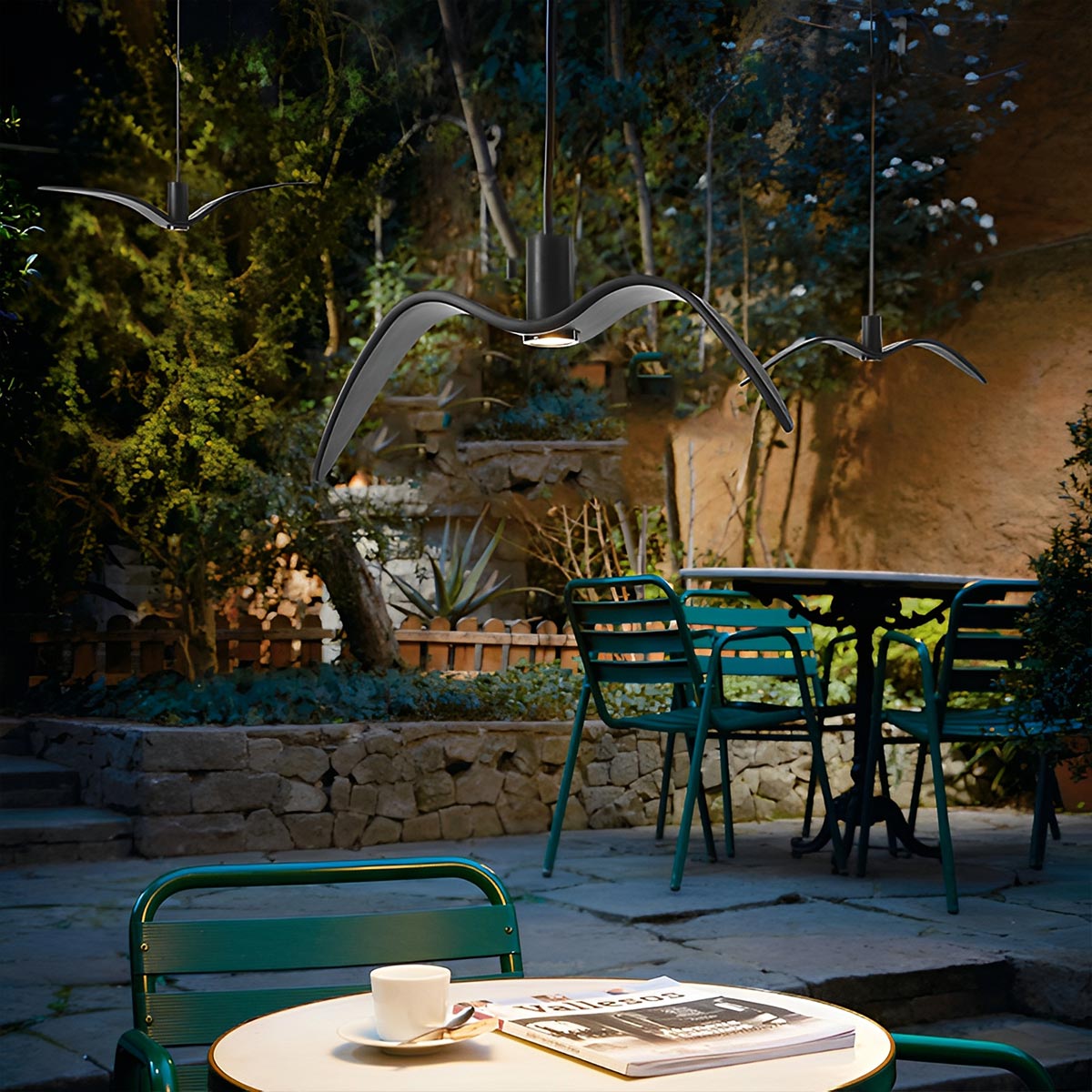 Modern Outdoor Waterproof Seagull Bird LED Ceiling Pendant Lights