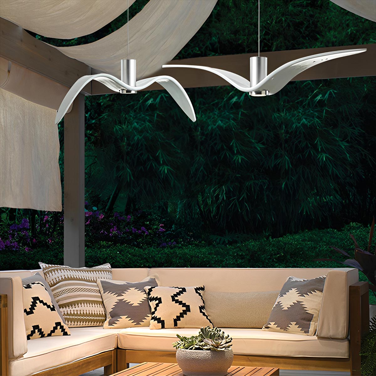 Modern Outdoor Waterproof Seagull Bird LED Ceiling Pendant Lights