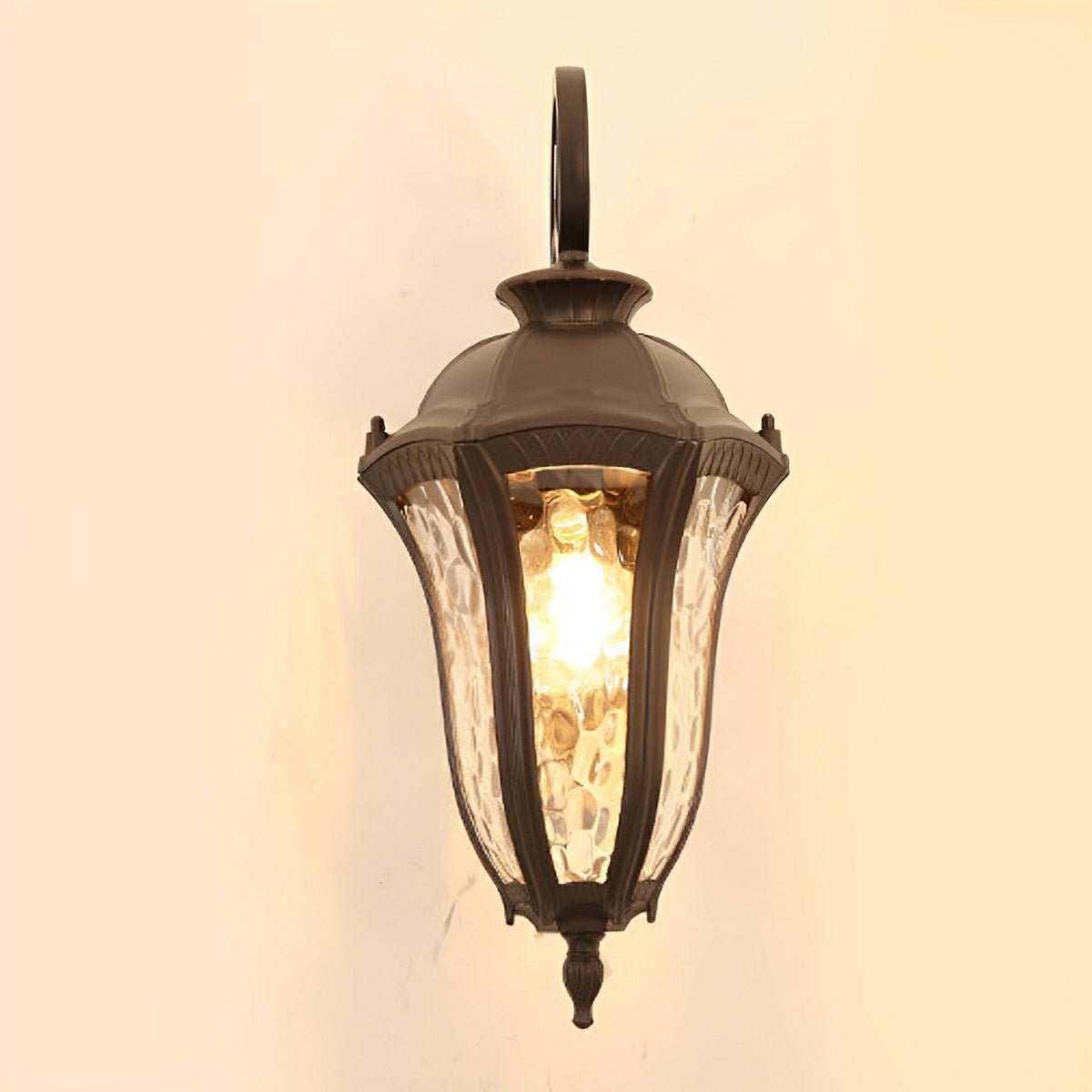 Vintage Waterproof Hexagonal Dome Outdoor LED Porch Light Exterior Wall Lights