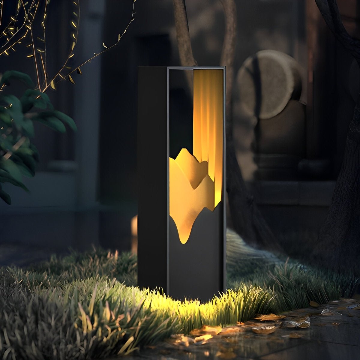 Waterproof LED Mountain Scenery Outdoor Path Lights