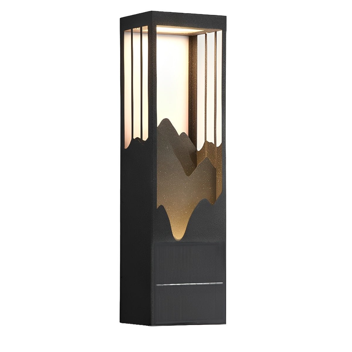 Waterproof Mountain Scenery Led Wall Sconce Garden Wall Light