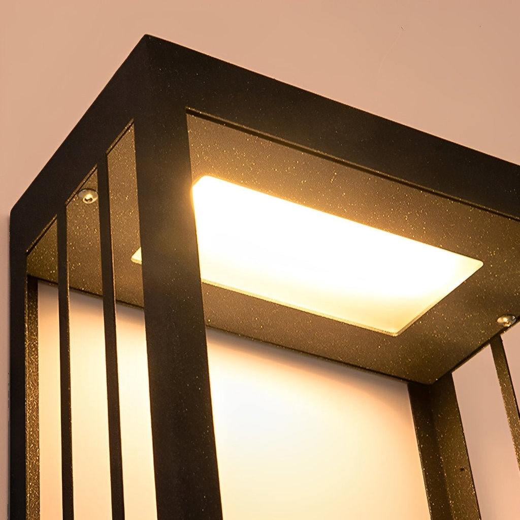 Waterproof Mountain Scenery Led Wall Sconce Garden Wall Light