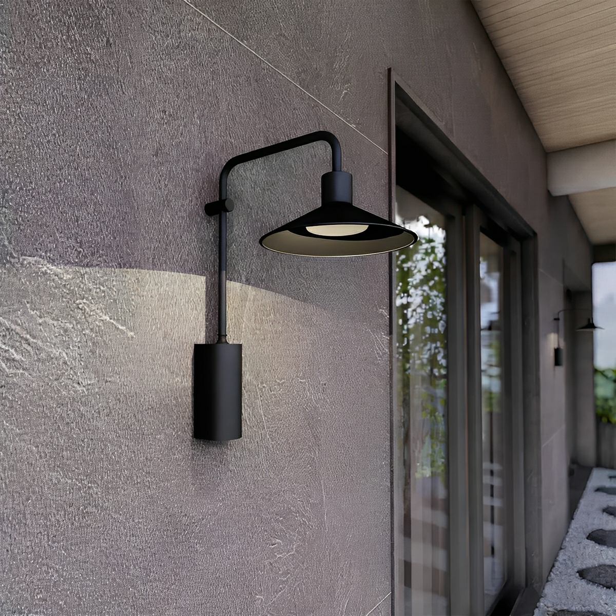Waterproof Umbrella Outdoor LED Porch Light Exterior Wall Lights